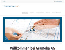 Tablet Screenshot of gramoba.ch